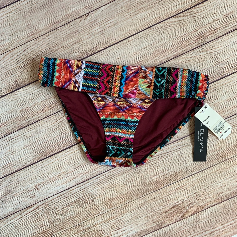 La Blanca without borders multi color swim bottoms